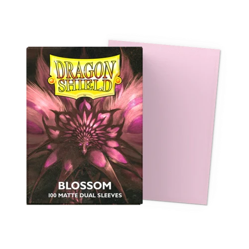 Dragon Shield Sleeves Blossom (63 × 88 mm), matowe, czarne wnętrze - 100 szt._1.webp