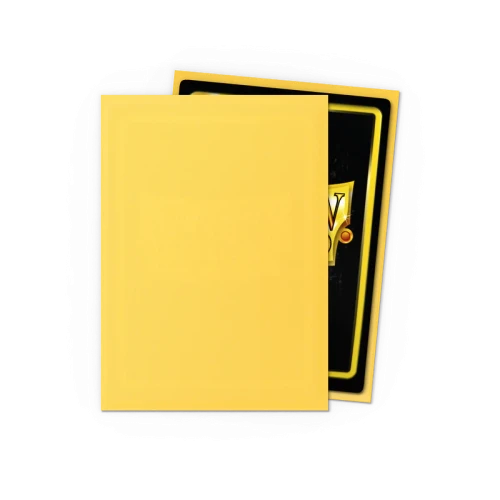 Dragon Shield Sleeves Yellow (63 × 88 mm), matowe - 100 szt._2.webp