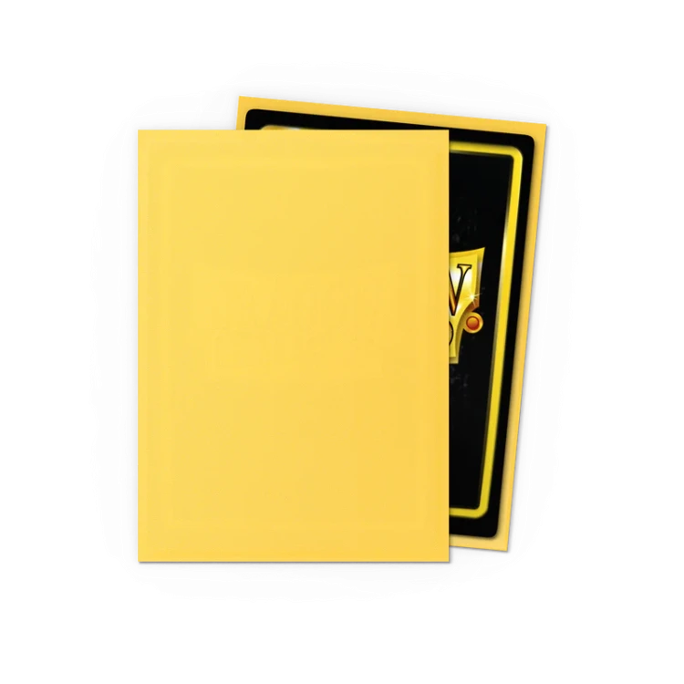 Dragon Shield Sleeves Yellow (63 × 88 mm), matowe - 100 szt._2.webp