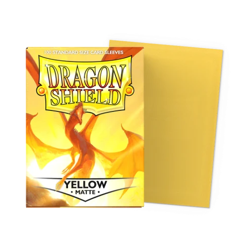 Dragon Shield Sleeves Yellow (63 × 88 mm), matowe - 100 szt._1.webp
