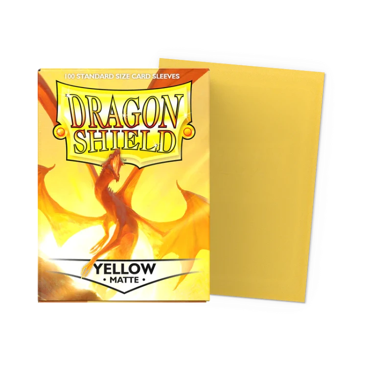 Dragon Shield Sleeves Yellow (63 × 88 mm), matowe - 100 szt._1.webp