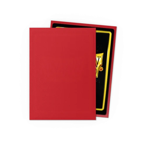 Dragon Shield Sleeves Crimson (63 × 88 mm), matowe - 100 szt._2.webp