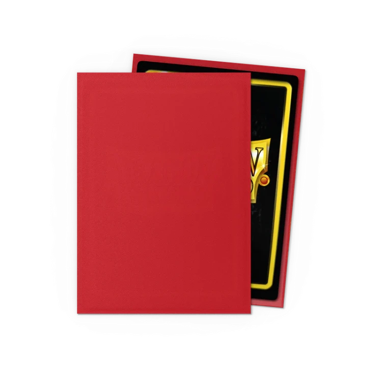 Dragon Shield Sleeves Crimson (63 × 88 mm), matowe - 100 szt._2.webp