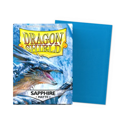 Dragon Shield Sleeves Sapphire (63 × 88 mm), matowe - 100 szt._1.webp