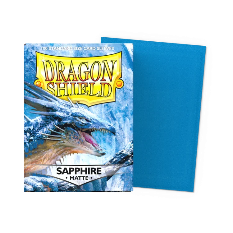 Dragon Shield Sleeves Sapphire (63 × 88 mm), matowe - 100 szt._1.webp