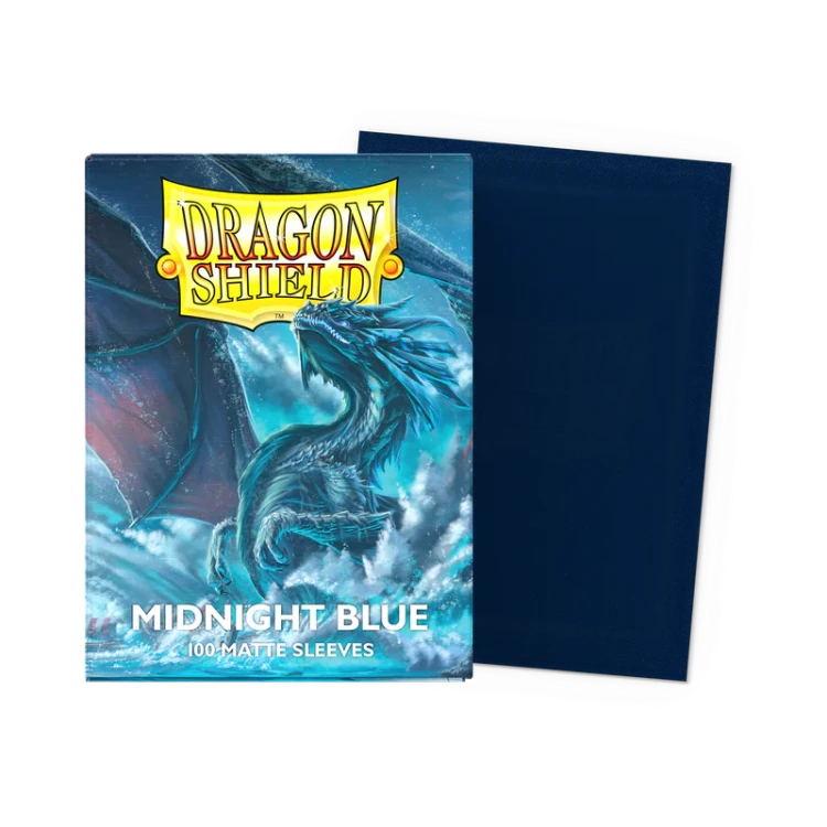 Dragon Shield Sleeves Midnight Blue (63 × 88 mm), matowe