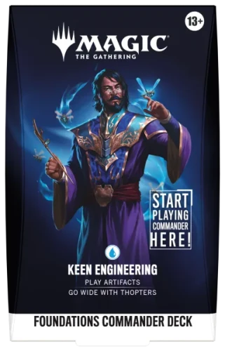 Magic: The Gathering – Foundations Commander Deck: Keen Engineering - EN