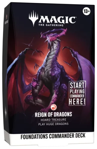 Magic: The Gathering – Foundations Commander Deck: Reign of Dragons - EN