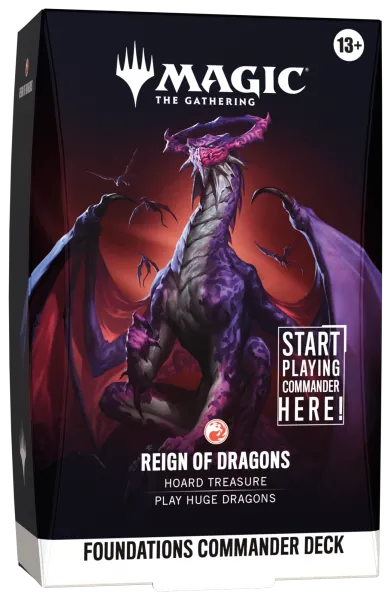 Magic: The Gathering – Foundations Commander Deck: Reign of Dragons - EN