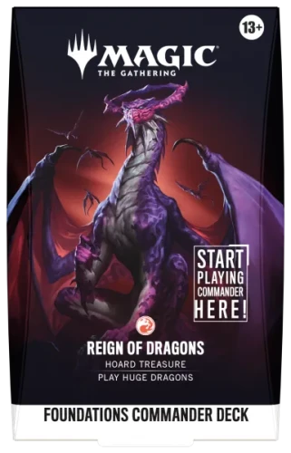 Magic: The Gathering – Foundations Commander Deck: Reign of Dragons - EN