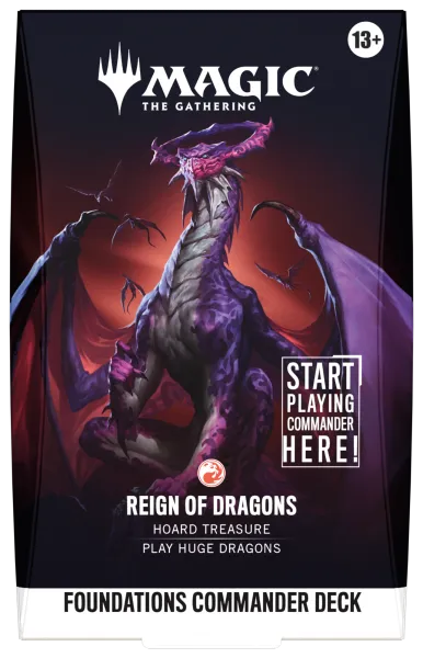 Magic: The Gathering – Foundations Commander Deck: Reign of Dragons - EN
