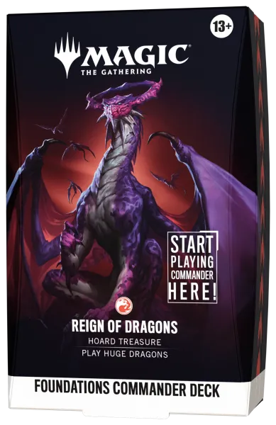 Magic: The Gathering – Foundations Commander Deck: Reign of Dragons - EN
