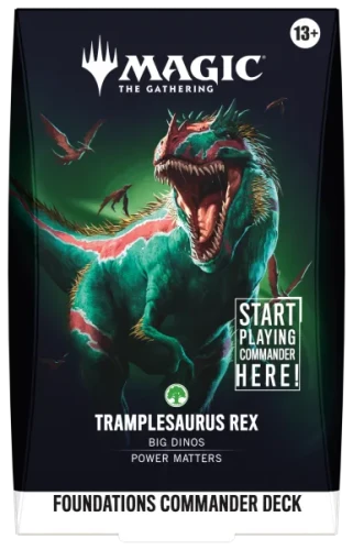Magic: The Gathering – Foundations Commander Deck: Tramplesaurus Rex - EN