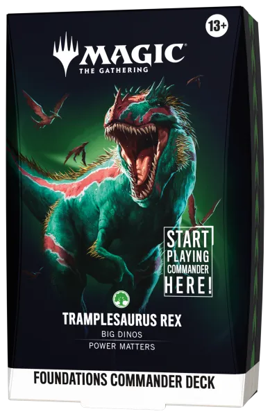 Magic: The Gathering – Foundations Commander Deck: Tramplesaurus Rex - EN