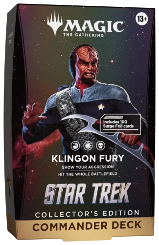 Magic: The Gathering – Star Trek Collector Commander Deck: Klingon Fury - EN