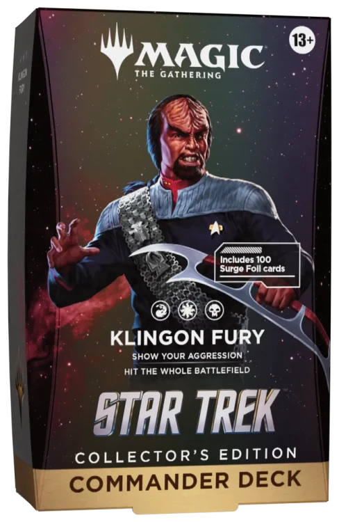 Magic: The Gathering – Star Trek Collector Commander Deck: Klingon Fury - EN