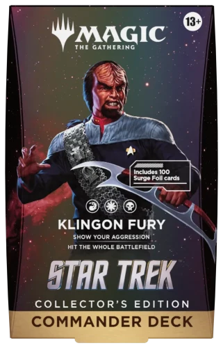 Magic: The Gathering – Star Trek Collector Commander Deck: Klingon Fury - EN