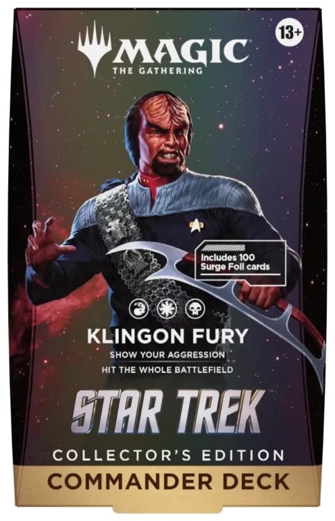Magic: The Gathering – Star Trek Collector Commander Deck: Klingon Fury - EN