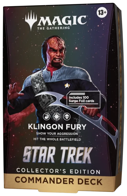 Magic: The Gathering – Star Trek Collector Commander Deck: Klingon Fury - EN