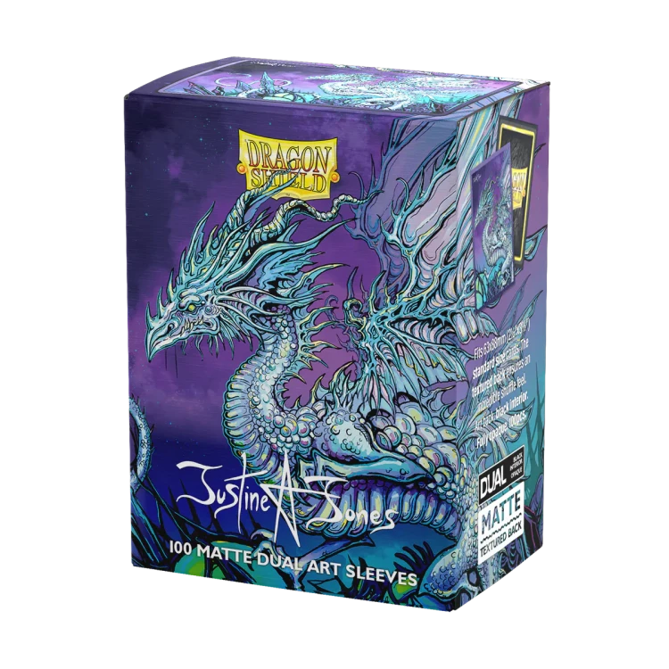 Dragon Shield Sleeves – The Justhera (63 × 88 mm), Dual Art – 100 szt.